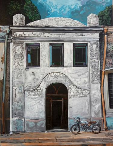 Print of Architecture Paintings by Ramaz Razmadze