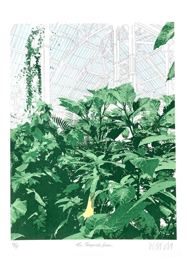 Original Abstract Architecture Printmaking by Will Clarke