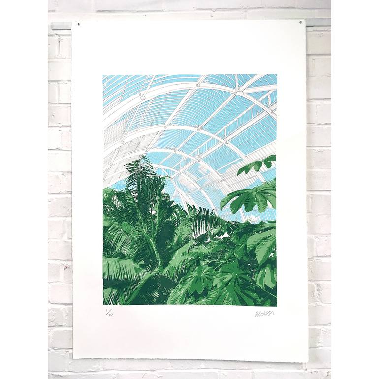 Original Abstract Architecture Printmaking by Will Clarke