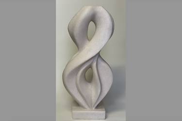 Original Abstract Nude Sculpture by Evelyne Brader-Frank
