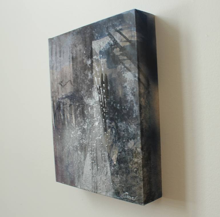 Original Abstract Expressionism Abstract Painting by Dana Roman