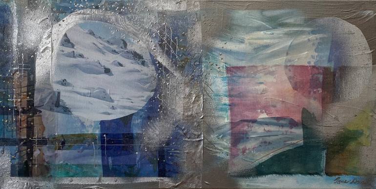 Original Abstract Expressionism Abstract Paintings by Dana Roman