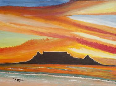 Table Mountain at Sunset thumb