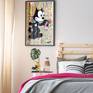 Felix the cat Street Art in Cool Bedroom