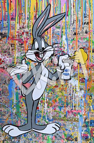 Original Pop Art Graffiti Painting by Ekim Street Artist