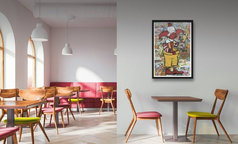 Original Other Graffiti Collage by Ekim Street Artist