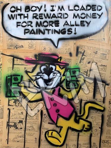 Top Cat Street Art - Reward Money for Graffiti thumb