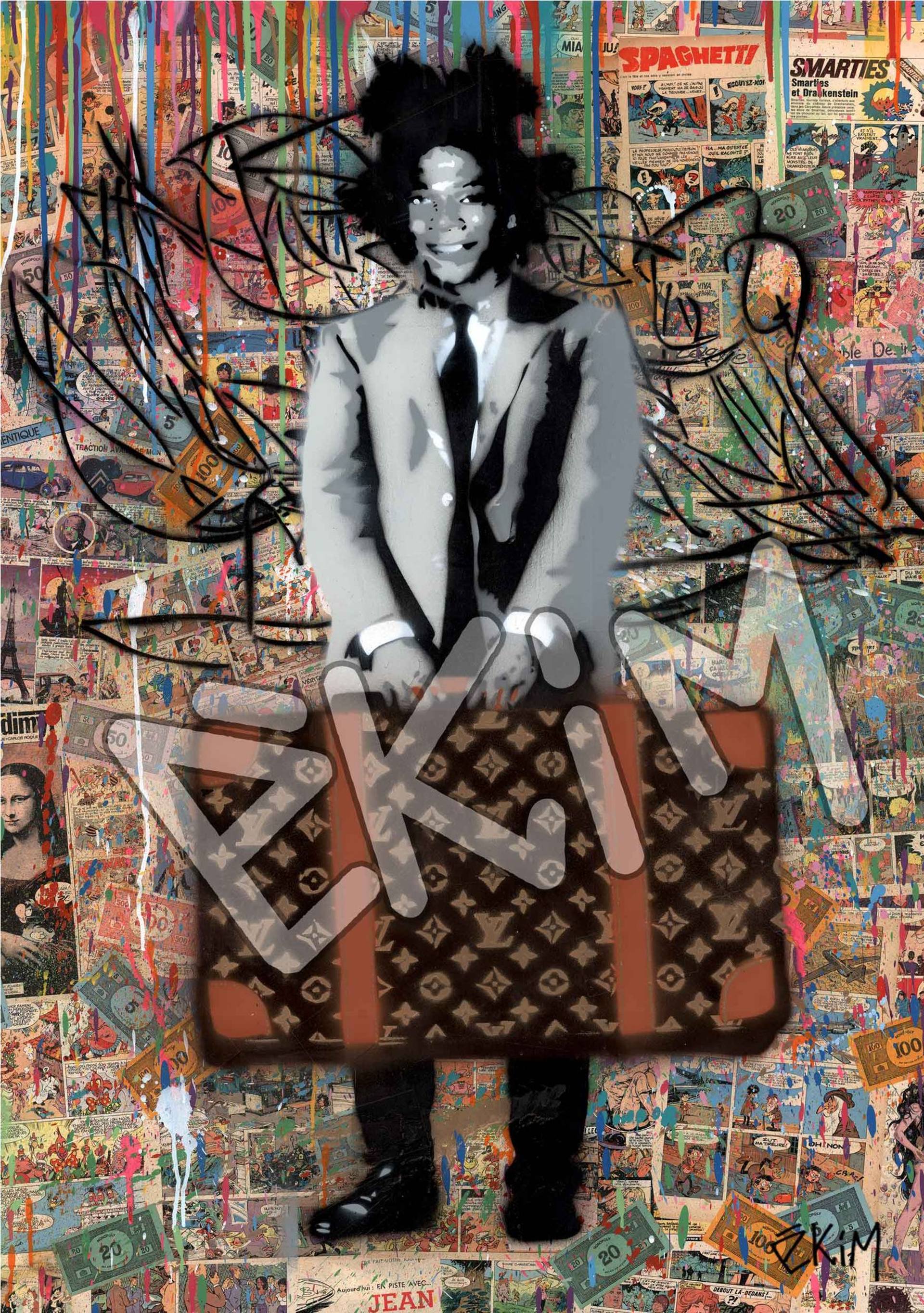 Homage to the Jean Michel Basquiat Exhibition Fondation Louis