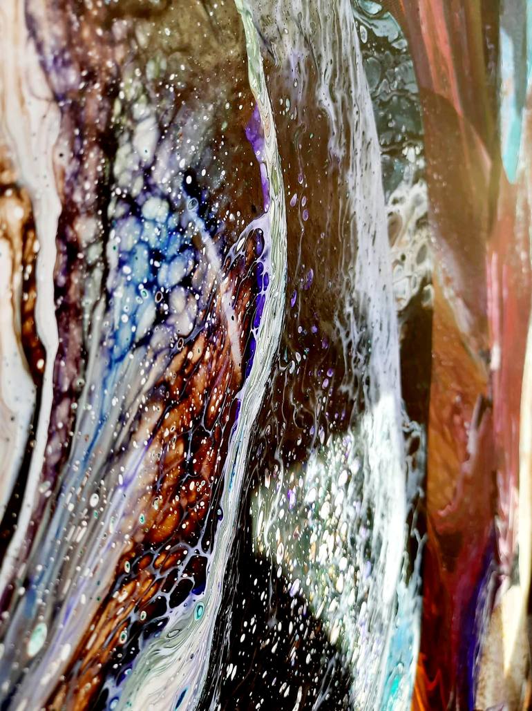 Original Abstract Painting by Otilia  MăNdescu Canavra 