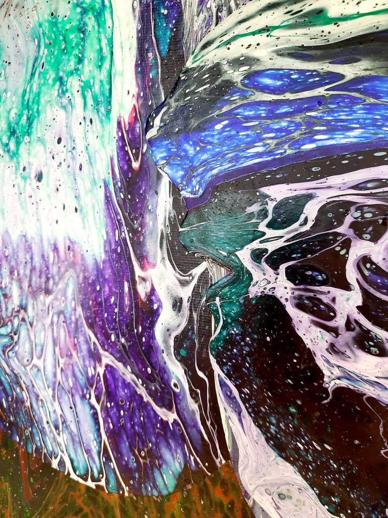 Original Abstract Painting by Otilia  MăNdescu Canavra 