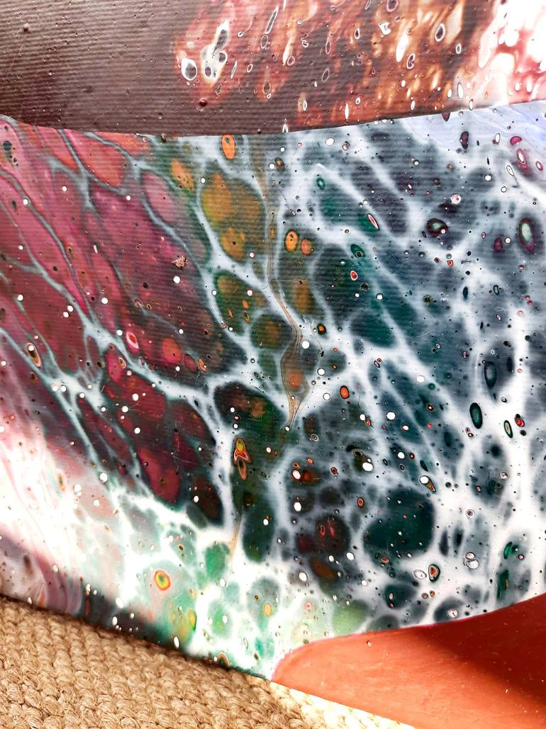 Original Abstract Painting by Otilia  MăNdescu Canavra 