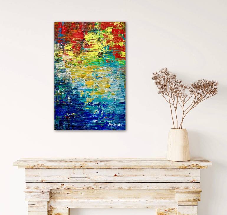Original Abstract Expressionism Fantasy Painting by Ella Joosten