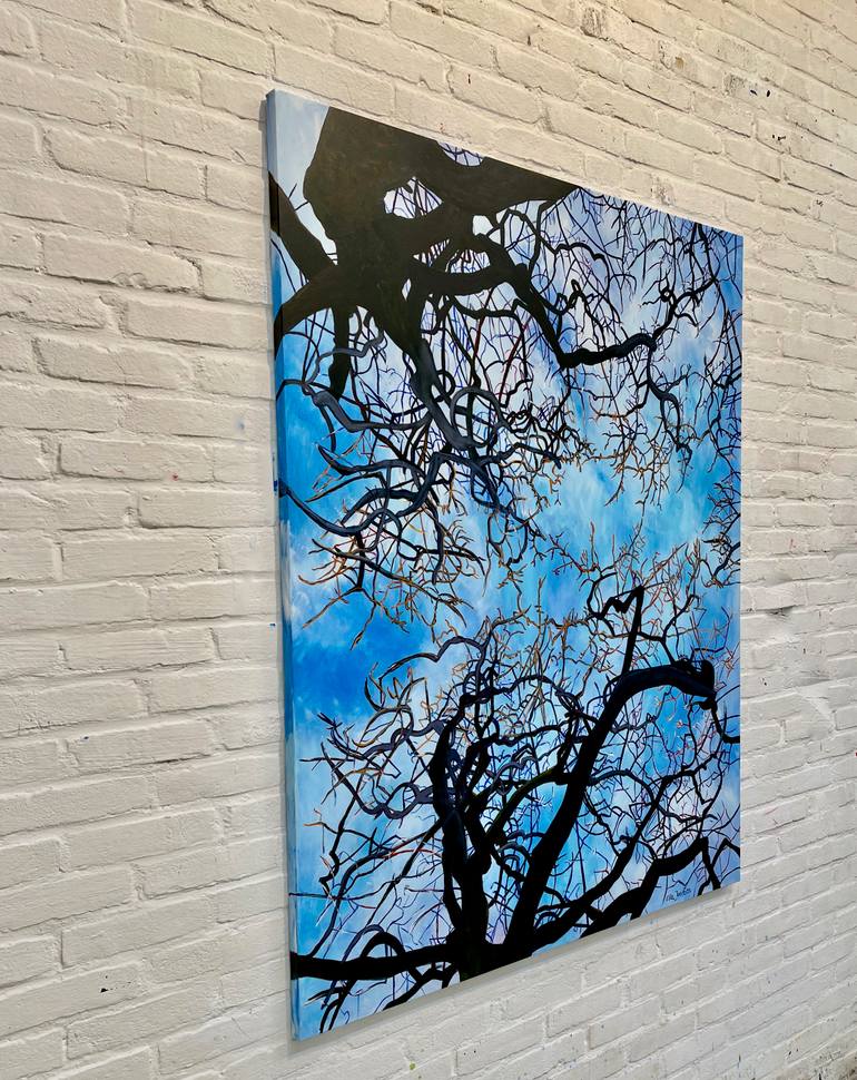Original Abstract Expressionism Nature Painting by Ella Joosten