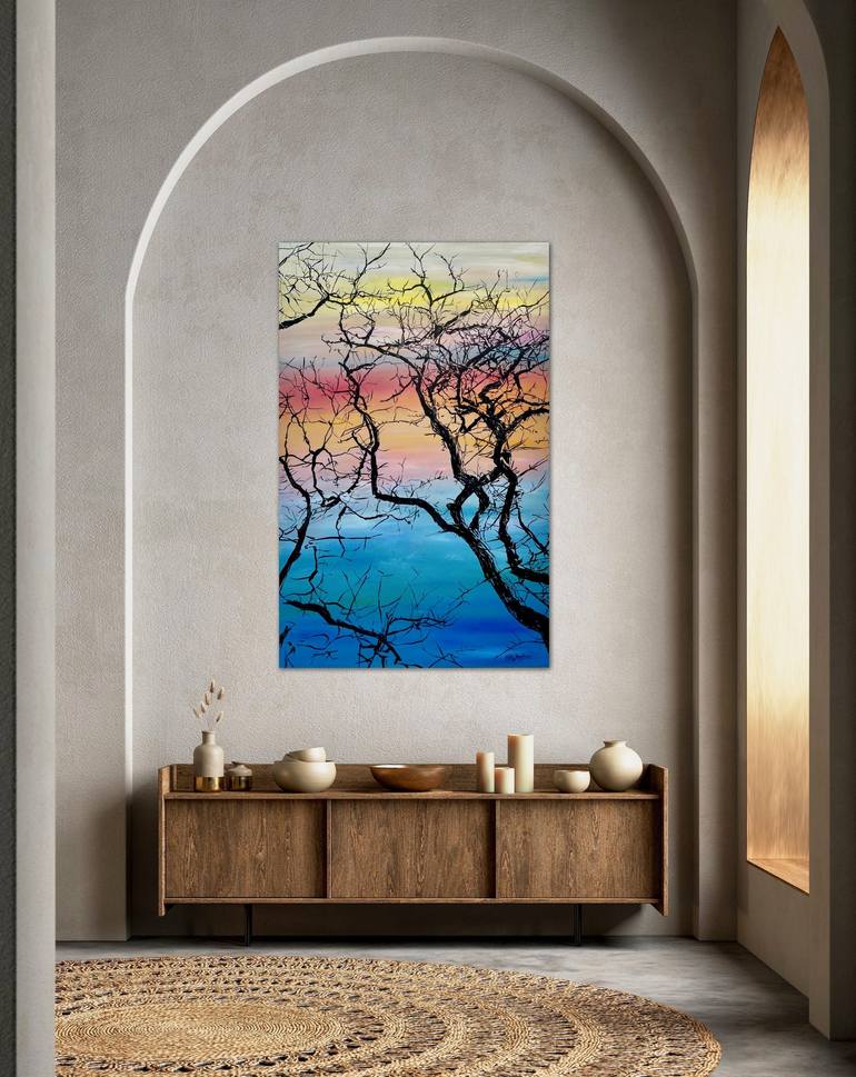 Original Abstract Expressionism Nature Painting by Ella Joosten