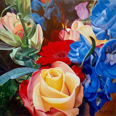Original Floral Paintings by Ella Joosten