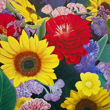 Original Floral Paintings by Ella Joosten