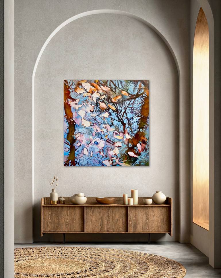 Original Abstract Expressionism Nature Painting by Ella Joosten