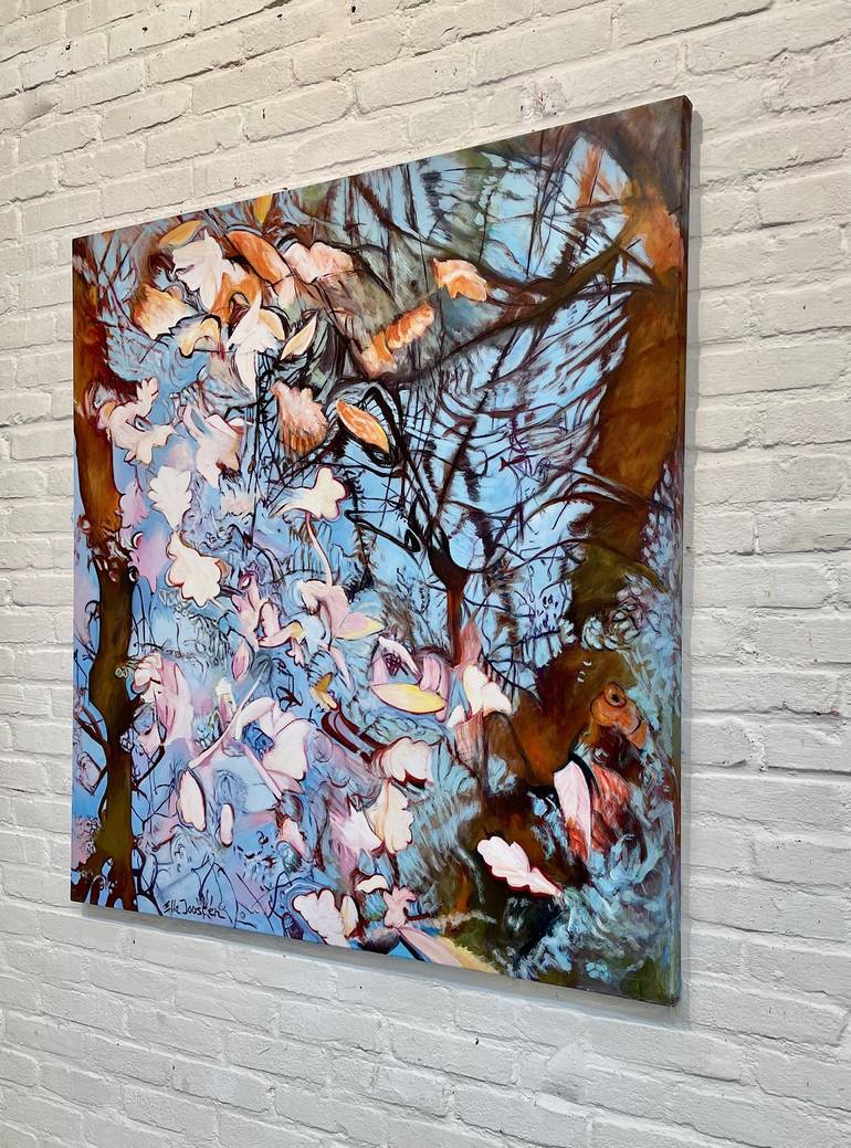 Original Abstract Expressionism Nature Painting by Ella Joosten