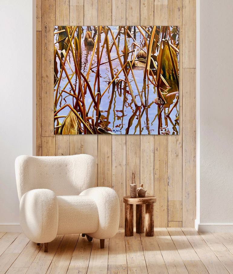 Original Abstract Expressionism Nature Painting by Ella Joosten