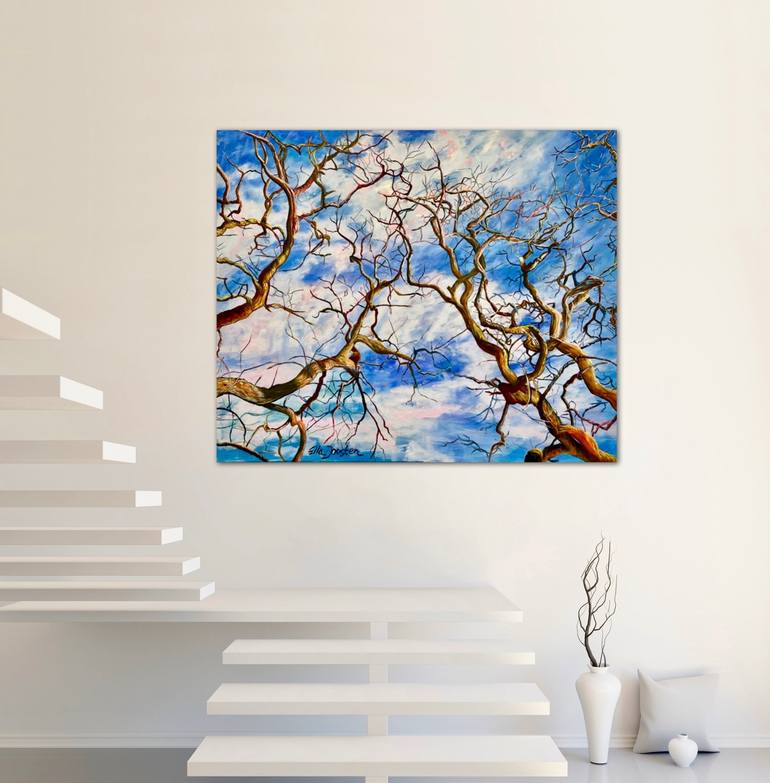 Original Abstract Expressionism Nature Painting by Ella Joosten