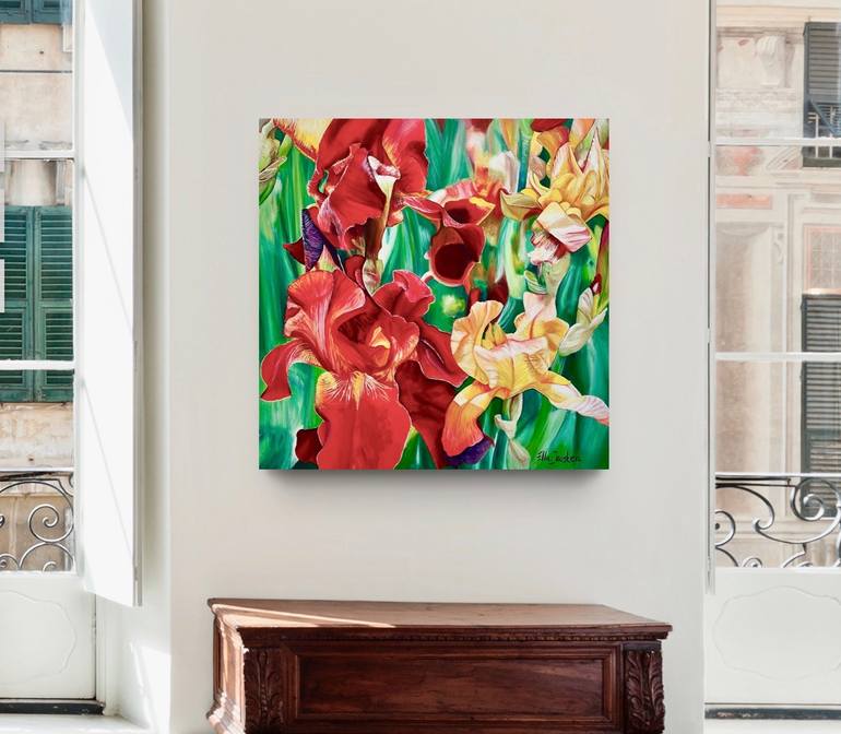 Original Abstract Expressionism Floral Painting by Ella Joosten