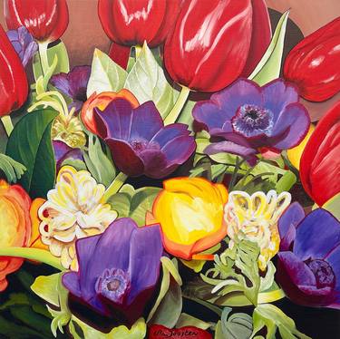 Original Contemporary Floral Paintings by Ella Joosten