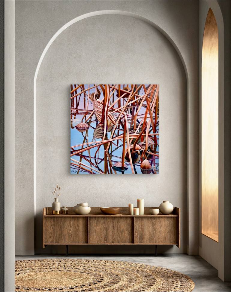 Original Abstract Expressionism Nature Painting by Ella Joosten