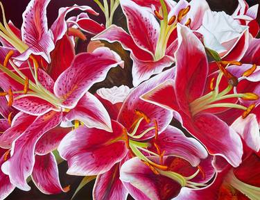 Original Abstract Expressionism Nature Painting by Ella Joosten