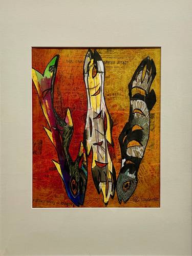 Original Abstract Expressionism Nature Mixed Media by Ella Joosten