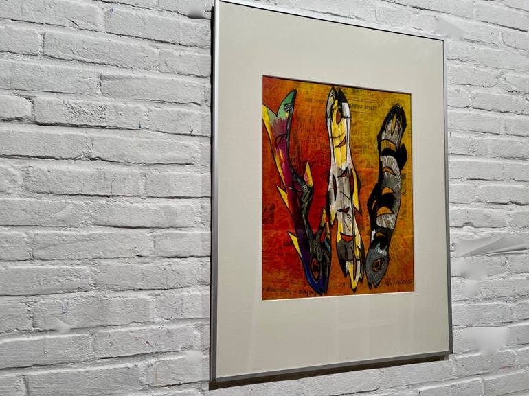 Original Abstract Expressionism Nature Mixed Media by Ella Joosten