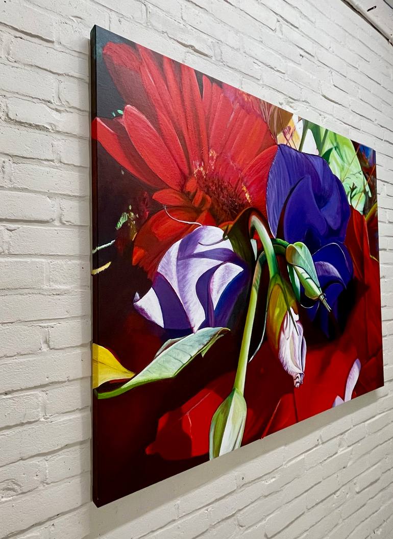 Original Expressionism Floral Painting by Ella Joosten