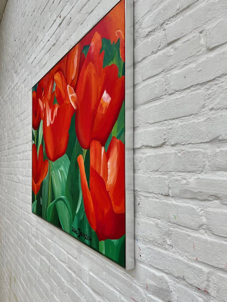 Original Expressionism Floral Painting by Ella Joosten