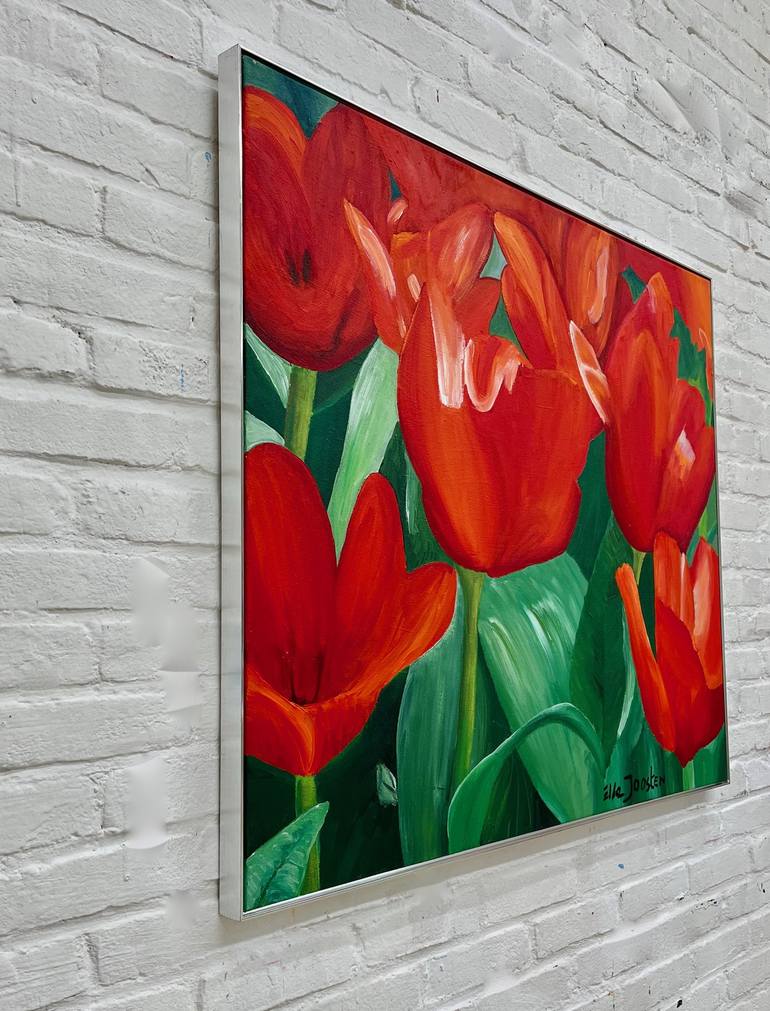 Original Expressionism Floral Painting by Ella Joosten