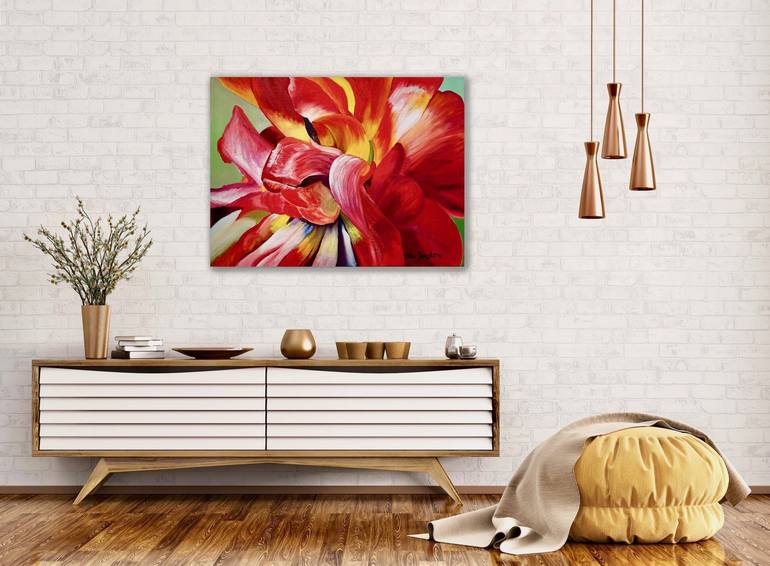 Original Abstract Expressionism Floral Painting by Ella Joosten