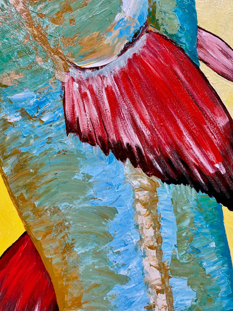 Original Abstract Expressionism Animal Painting by Ella Joosten