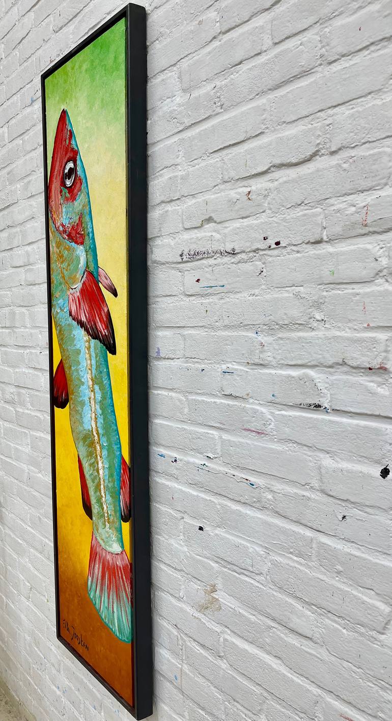 Original Abstract Expressionism Animal Painting by Ella Joosten