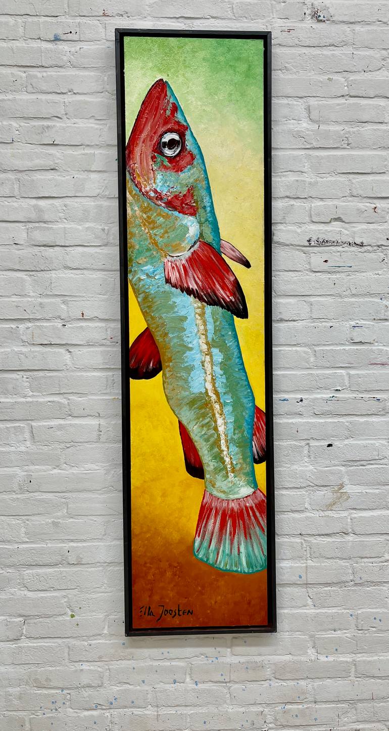 Original Abstract Expressionism Animal Painting by Ella Joosten