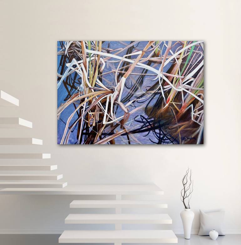 Original Abstract Expressionism Nature Painting by Ella Joosten