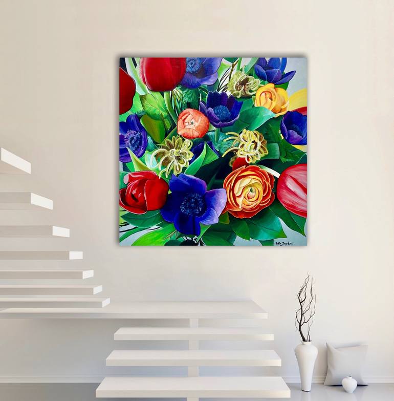 Original Floral Painting by Ella Joosten