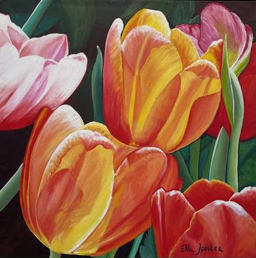 Original Floral Paintings by Ella Joosten