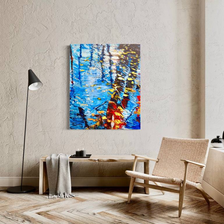 Original Abstract Expressionism Nature Painting by Ella Joosten