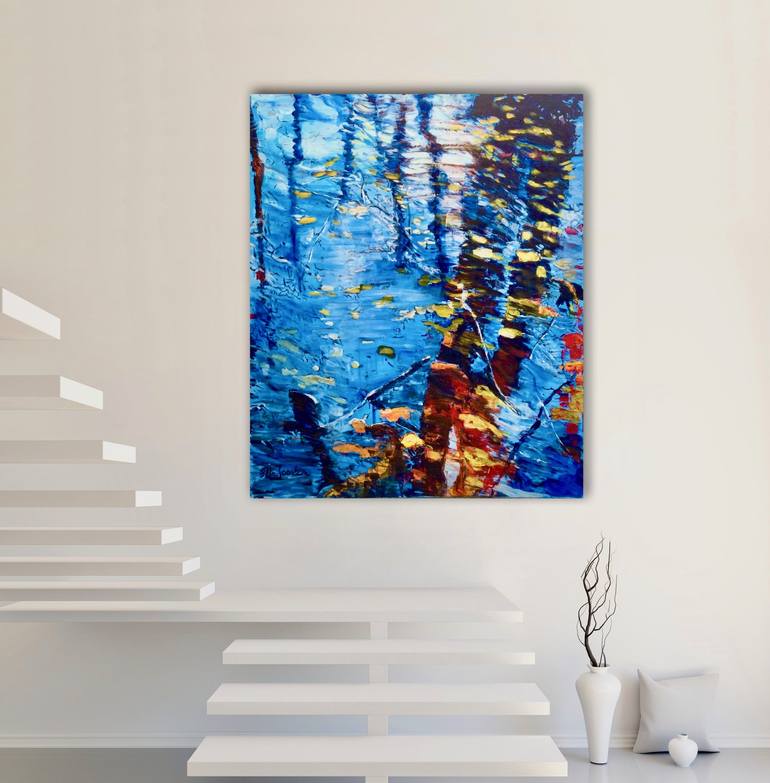 Original Abstract Expressionism Nature Painting by Ella Joosten