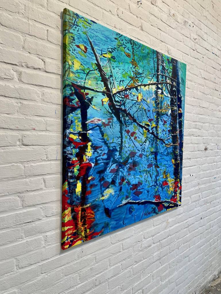 Original Abstract Expressionism Nature Painting by Ella Joosten