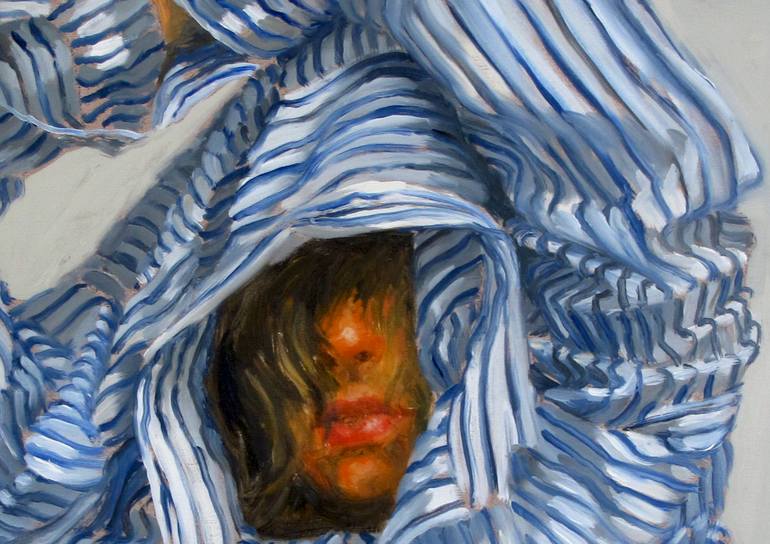 Original Contemporary Fashion Painting by Anne Brenner