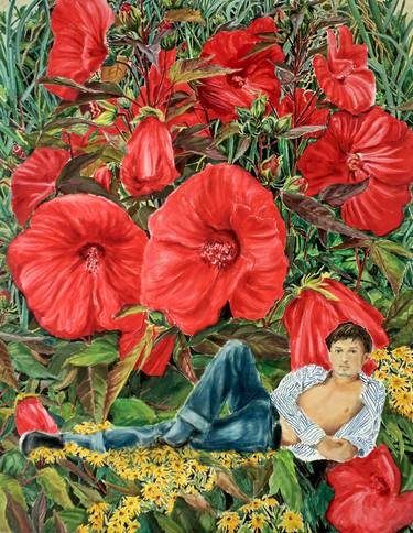 Original Figurative Botanic Paintings by Anne Brenner