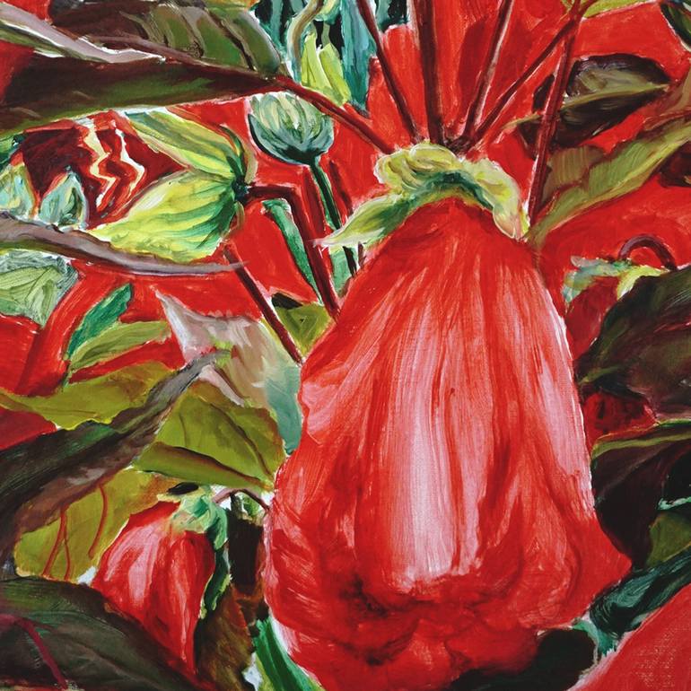 Original Contemporary Botanic Painting by Anne Brenner