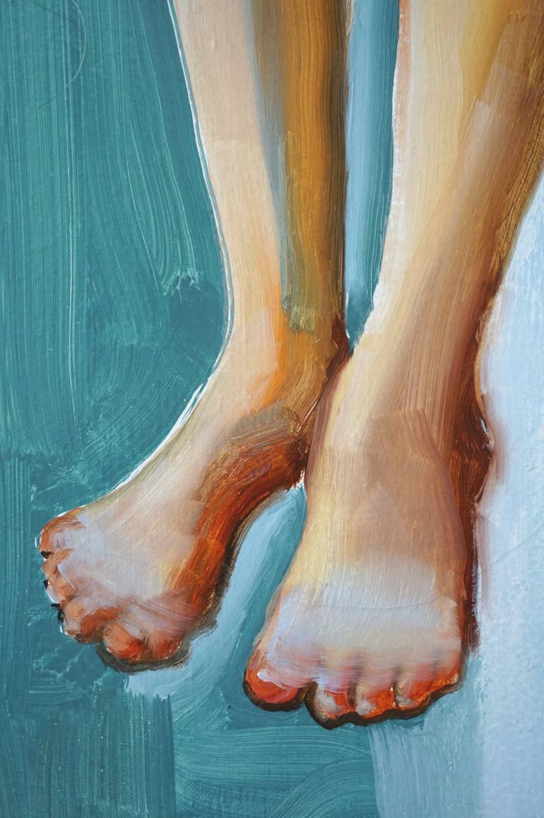 Original Contemporary Body Painting by Anne Brenner