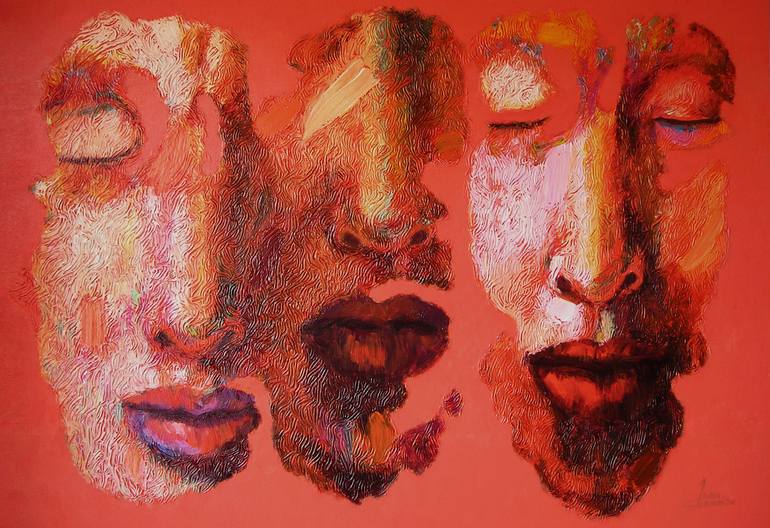 Print of Expressionism People Painting by Juan Chamizo
