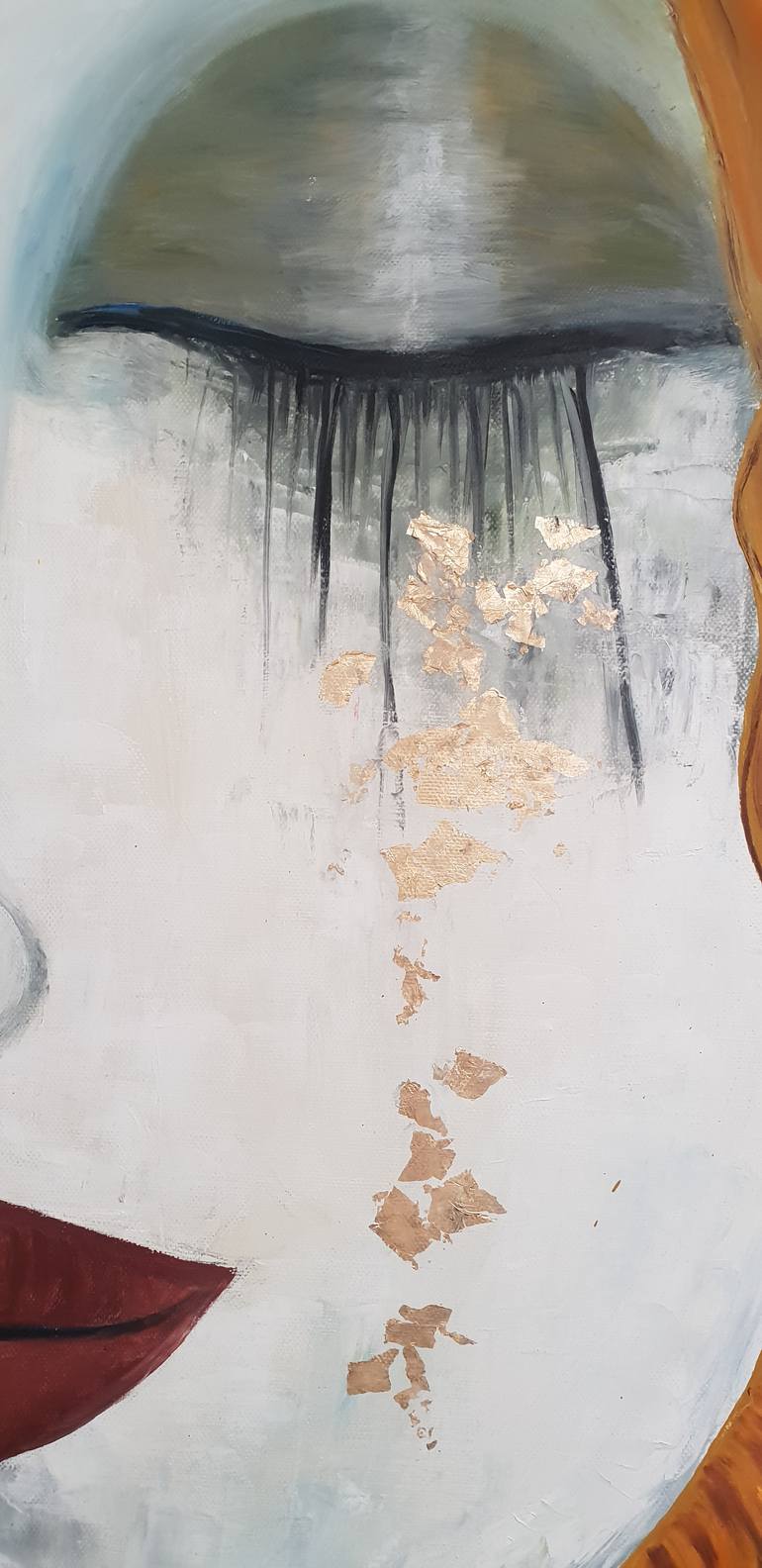 Original Abstract Expressionism Women Painting by Tanya Zhelyazkova