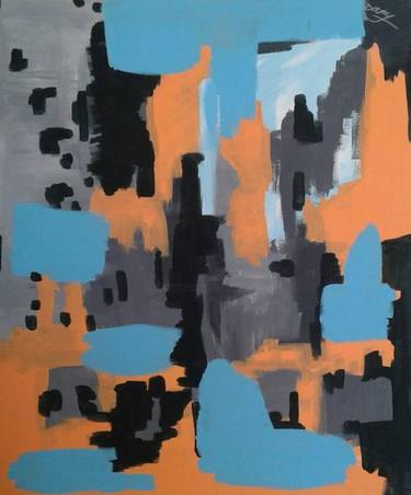 Original Modern Abstract Paintings by Dany alias Gribouillarde